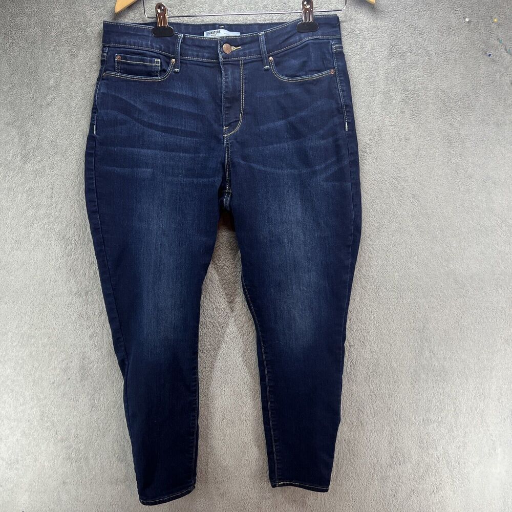 EUC Levi's Jeans Womens‎ 12S Classic Mid Rise Skinny Stretch Dark Wash Ladies